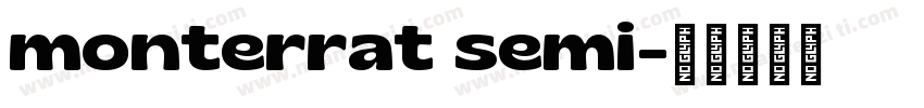 monterrat semi字体转换